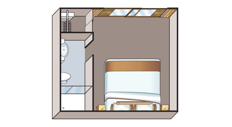 B - Standard Stateroom Plan