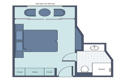 Deluxe Balcony  Plan