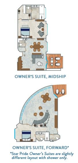 OW - Owner's Suite Midship Plan