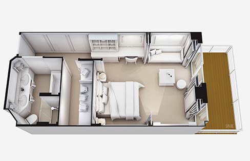 F1 - Superior Suite Plan