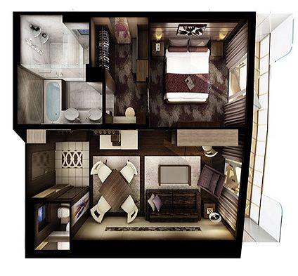 H3 - Haven Owners Suite with Large Balcony Plan