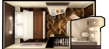 I2 - Family Inside Stateroom Plan