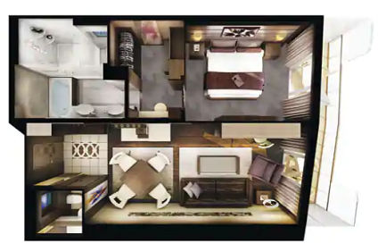 H3 - Haven Deluxe Owner's Suite with Balcony (After 08 Nov 2020) Plan