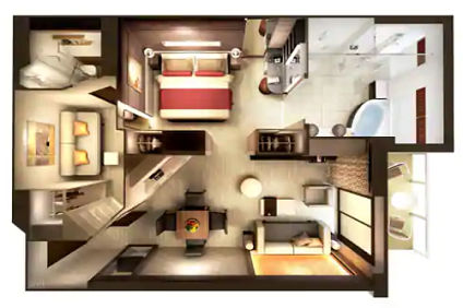 H6 - Haven 2 Bedroom Family Villa with Balcony (After 11 Oct 2020) Plan