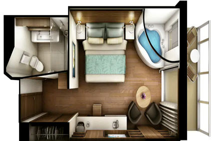 H9 - Haven Spa Suite with Balcony (After 11 Oct 2020) Plan