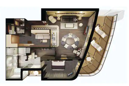 H2 - Haven Delixe Owner's Suite with Large Balcony (After 11 Oct 2020) Plan