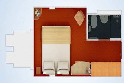 PT - Interior Porthole Stateroom Plan