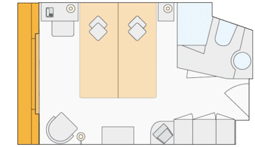 Category C - 2 Bed Balcony Plan