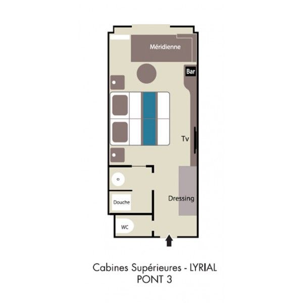 Superior Stateroom Plan