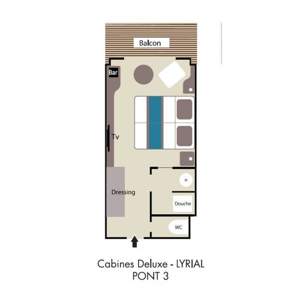 Deluxe Stateroom Plan