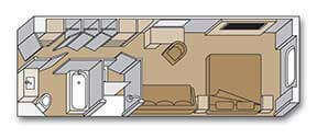 FA - Family Oceanview Stateroom Plan