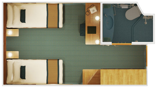 4G - Interior Stateroom Plan