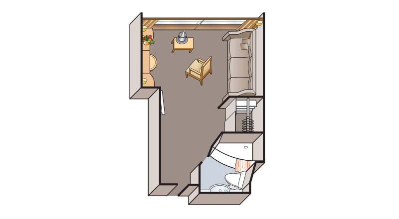 CS - Single Stateroom Plan