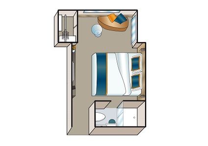 C4 - Cabin with Panoramic Window Plan