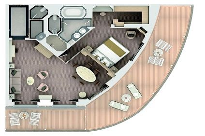 G2 - Grand 2 Bedroom Suite Plan