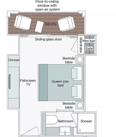 S - Grand Balcony Suite Plan