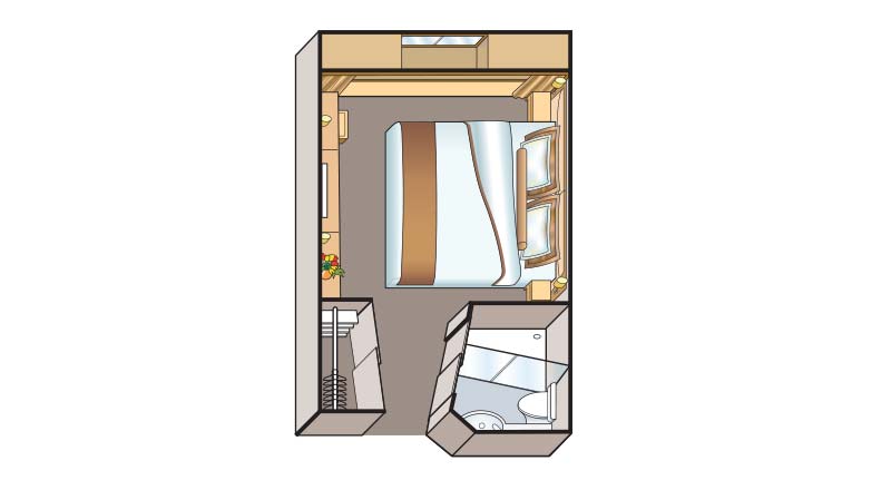 F - Standard Stateroom Plan