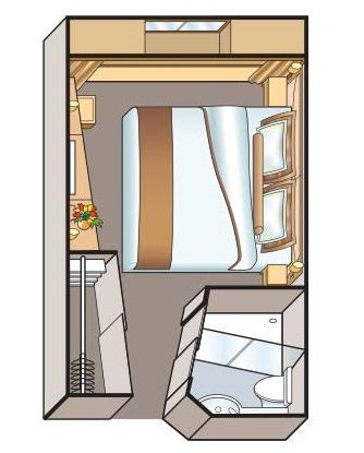 F - Standard Stateroom Plan