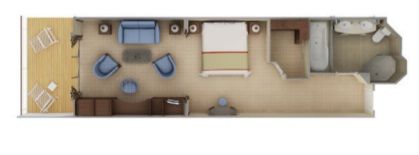 DX - Deluxe Veranda Suite Plan