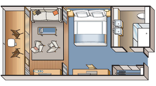 PS1 - Penthouse Junior Suite Plan