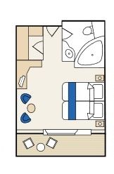 Deluxe Balcony Suites Plan