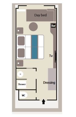 Superior Stateroom Deck 3 Plan