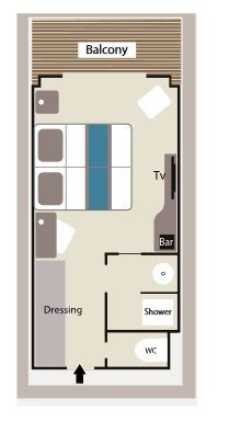 Prestige Stateroom Deck 4 Plan