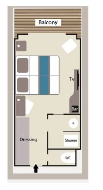 Prestige Stateroom Deck 5 Plan