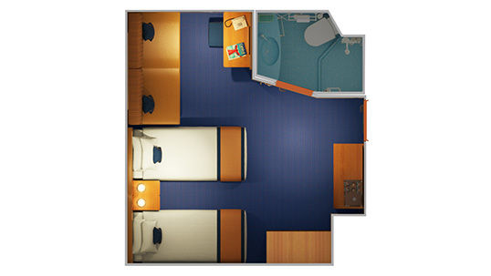 4E - Interior Stateroom Plan