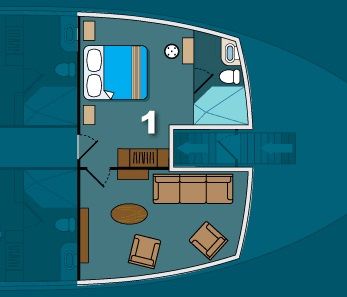Main Deck Suite Plan