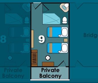Upper Deck Junior Suite Plan