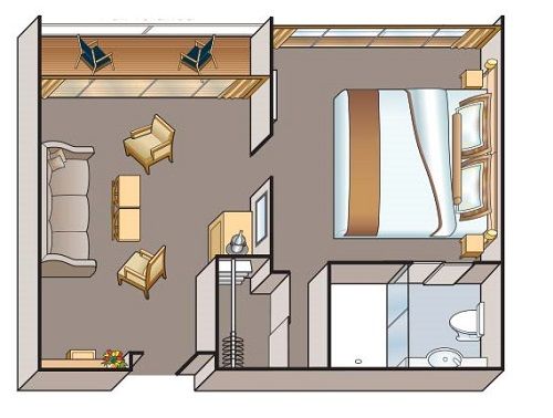 AA - Veranda Suite Plan