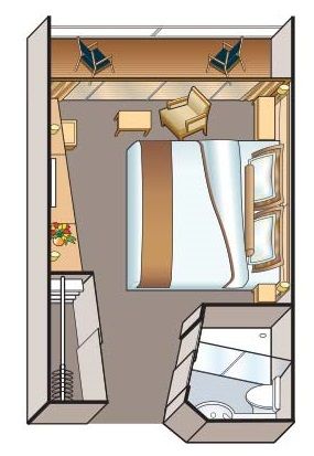 A - Veranda Stateroom Plan