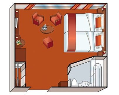 Amadeus Balcony Suite Plan