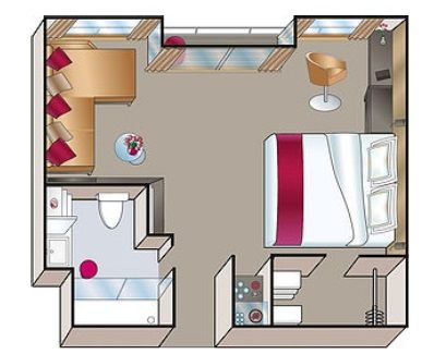 Amadeus Balcony Suite Plan