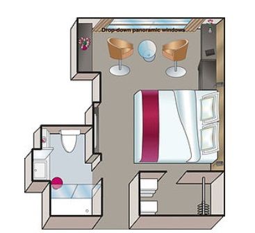 B1 - Classic Stateroom Plan