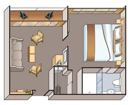 AA - Veranda Suite Plan