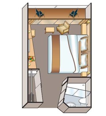 A - Veranda Stateroom Plan