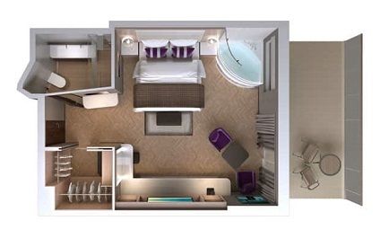 H9 - The Haven Spa Suite with Balcony Plan