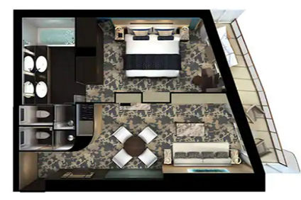 HC - Haven Aft-Facing Penthouse with Balcony (After 30 Aug 2020) Plan