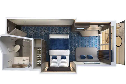 M4 - Family Mini Suite with Balcony (After 30 Aug 2020) Plan