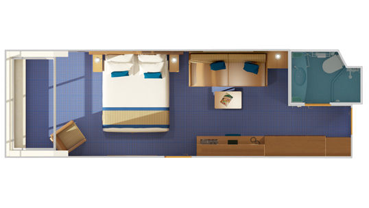 6J - Scenic Ocean View Stateroom Plan