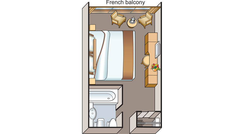 D - French Balcony Plan