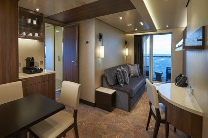 H8 - Haven Suite Connecting Stateroom Plan