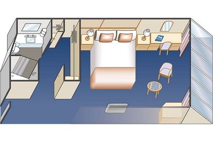 06 - Premium Oceanview Cabin Plan