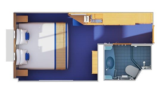 4J - Interior with Picture Window (walkway view) Plan