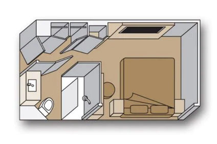 IQ - Spa Inside Cabin Plan