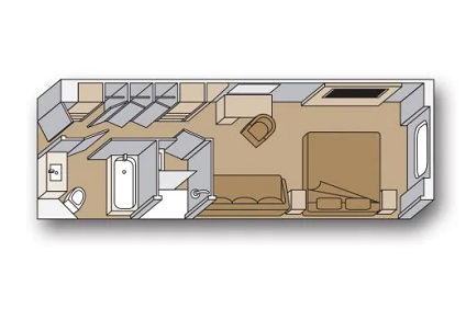 FA - Large Family Oceanview Cabin Plan