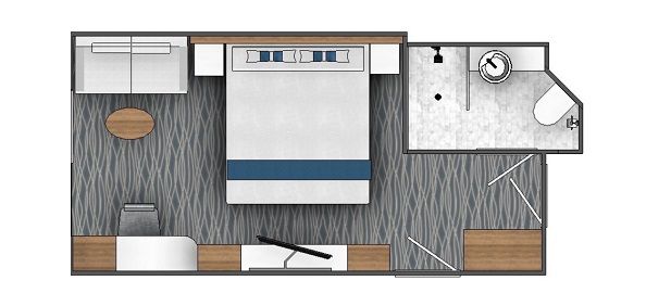 G - Single Cabin Porthole Plan