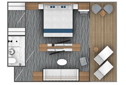 A - Junior Suite Plan